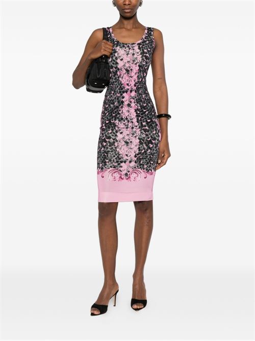 Abito donna midi con stampa Versace jeans Couture | 80HAO9P6JS546499